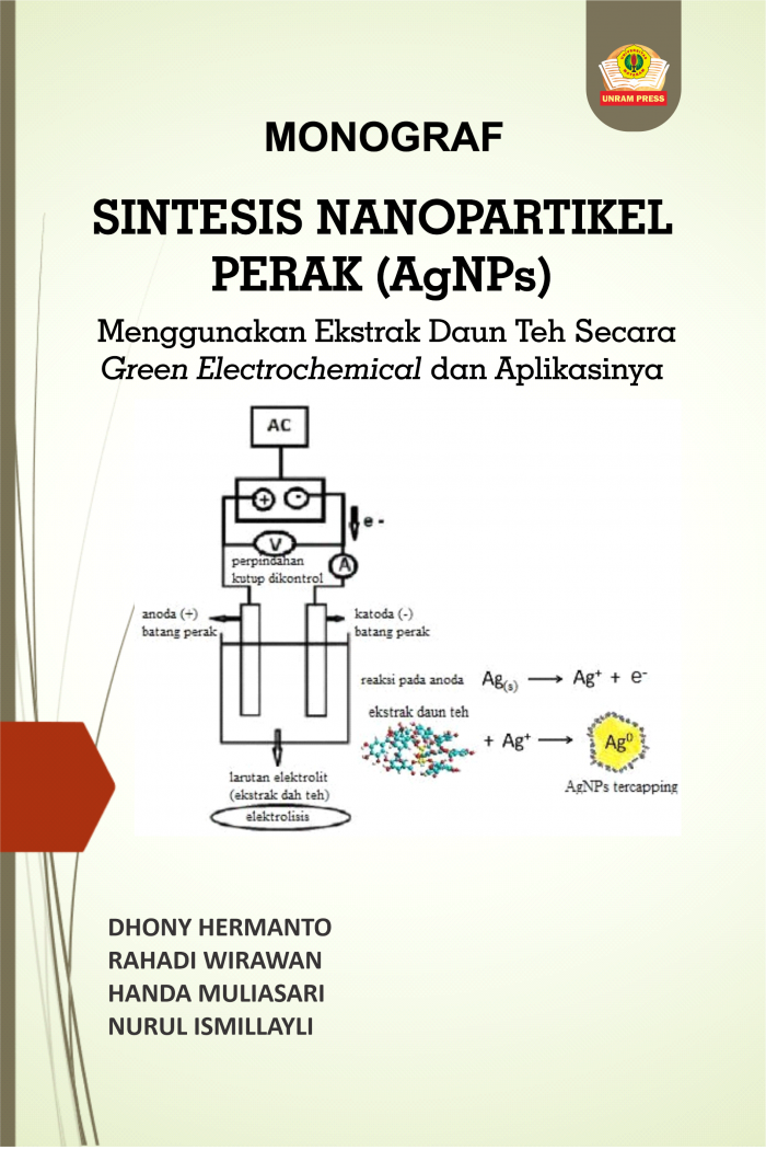 MONOGRAF SINTESIS NANOPARTIKEL PERAK (AgNPs) Menggunakan Ekstrak Daun Teh Secara Green Electrochemical dan Aplikasinya